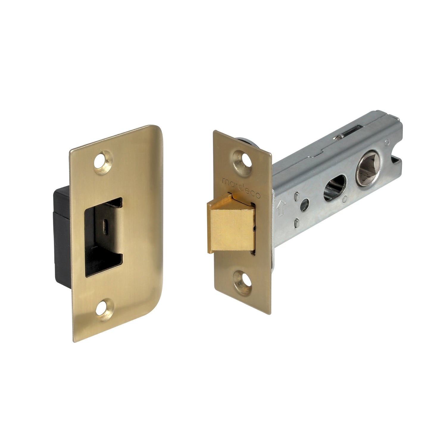 6070 Tubular Latch 57mm Heavy Duty SS with D Strike - Mardeco - Architectural Hardware Redefined