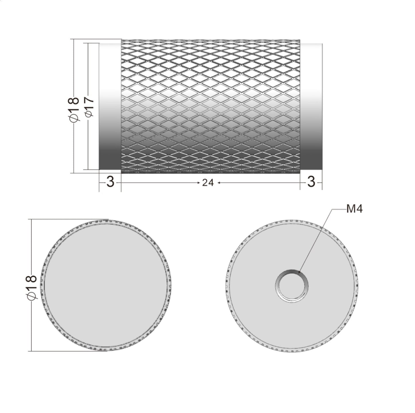 1196 Mardeco Cabinet Knob - Mardeco - Architectural Hardware Redefined