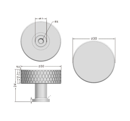 1197 Mardeco Cabinet Knob - Mardeco - Architectural Hardware Redefined
