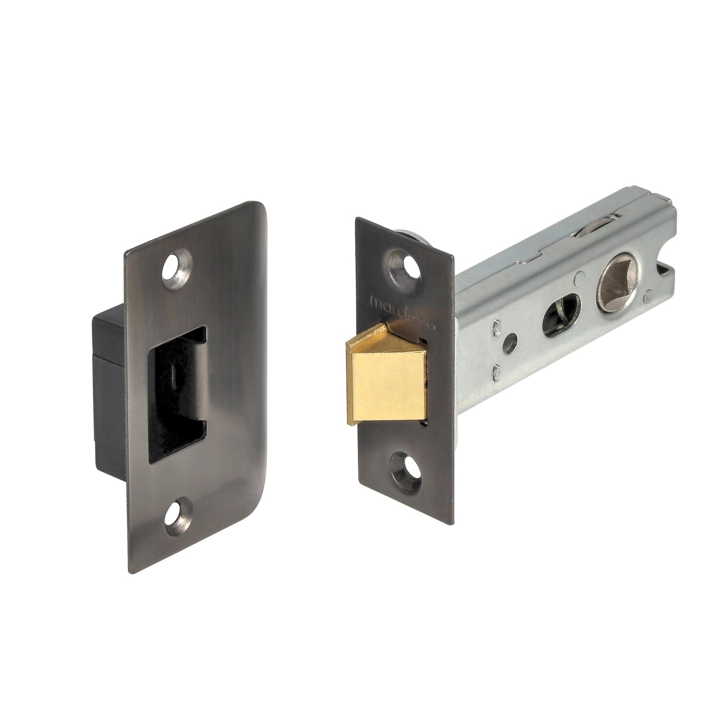 6070 Tubular Latch 57mm Heavy Duty SS with D Strike - Mardeco - Architectural Hardware Redefined