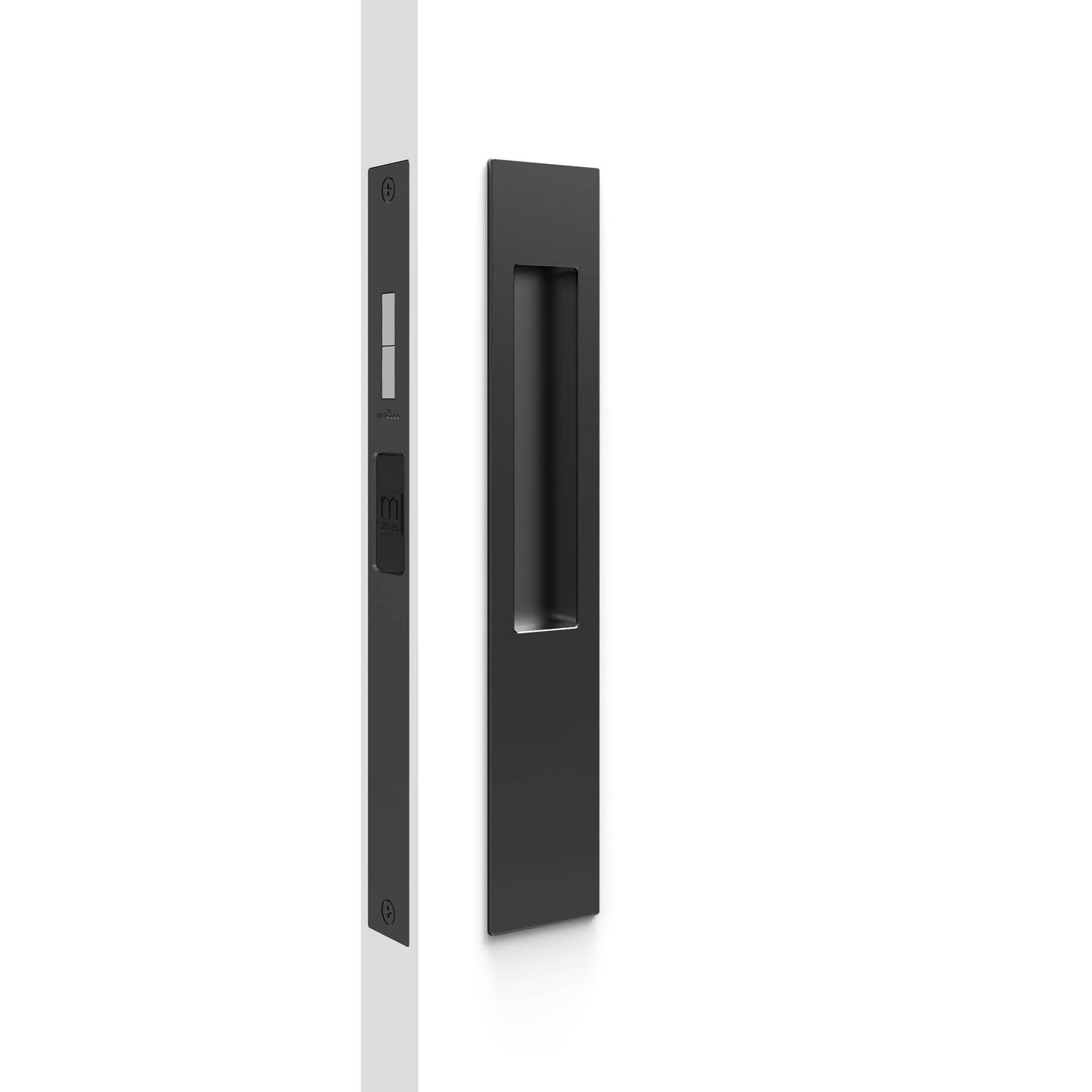 8105/SET M Series Snib lock Flush Pull Set. Exterior plain plate. - Mardeco - Architectural Hardware Redefined