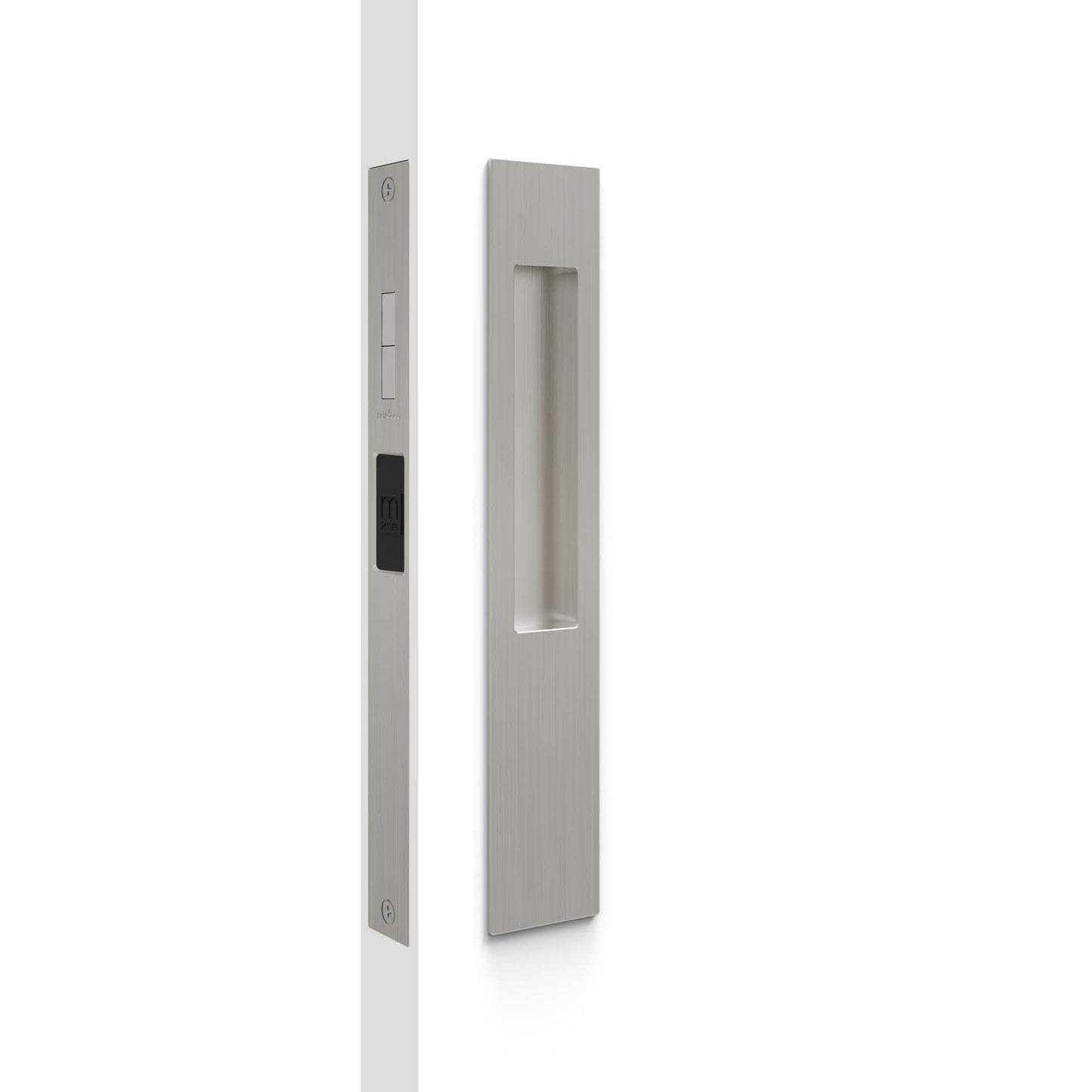 8105/SET M Series Snib lock Flush Pull Set. Exterior plain plate. - Mardeco - Architectural Hardware Redefined