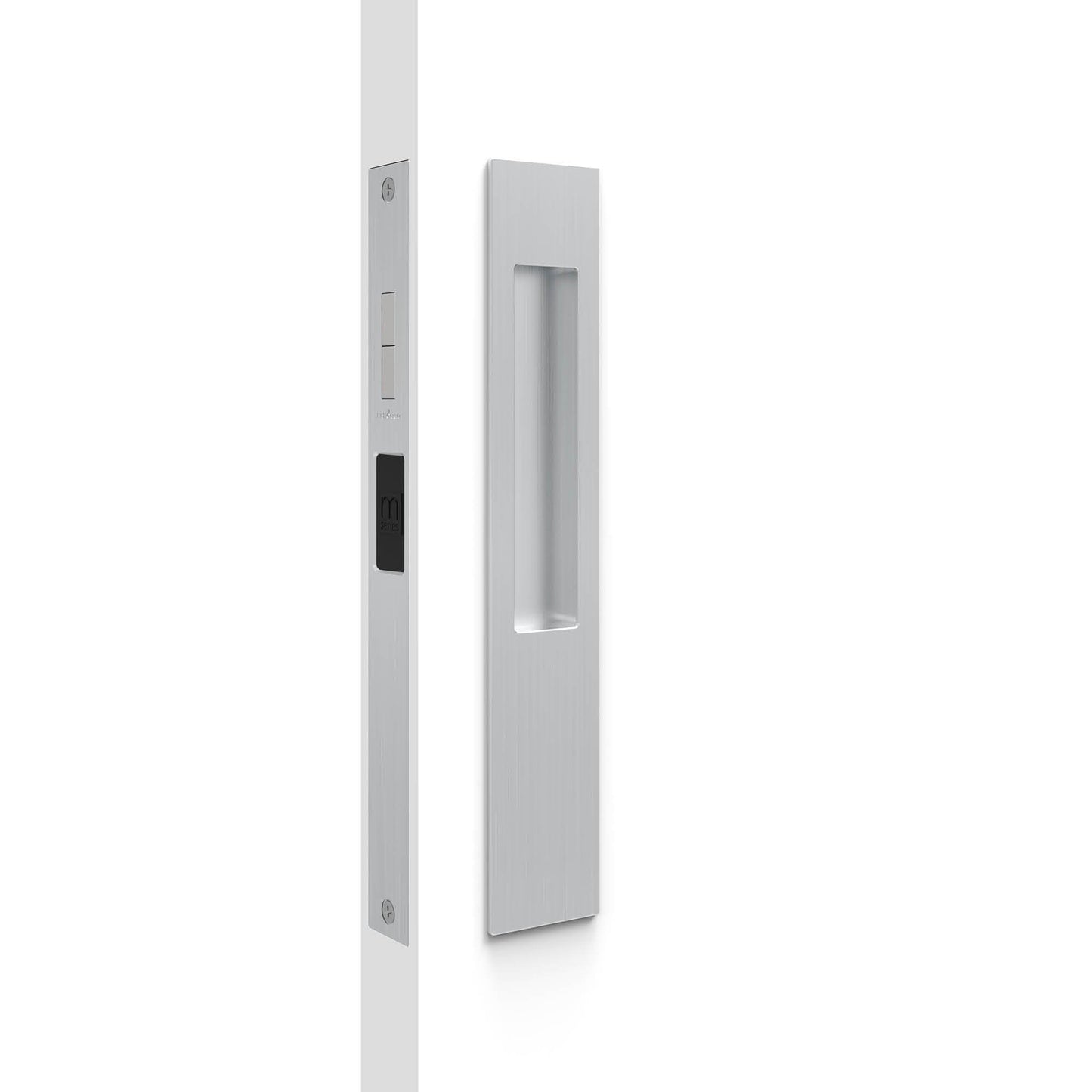 8105/SET M Series Snib lock Flush Pull Set. Exterior plain plate. - Mardeco - Architectural Hardware Redefined