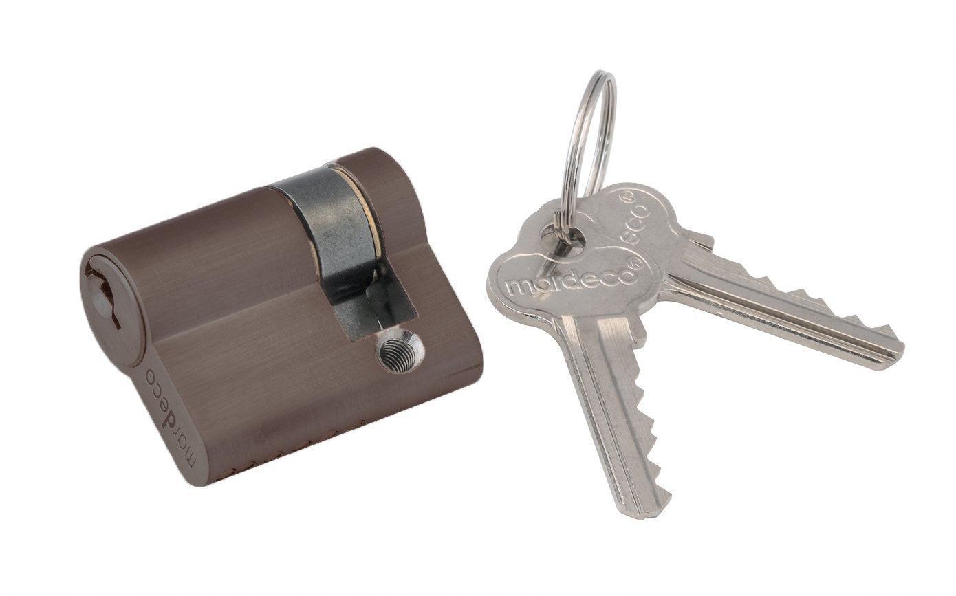 8500/38 C4 Euro Cylinder 38 mm overall Keyed Alike (KA) or Keyed to Differ (KD) - Mardeco - Architectural Hardware Redefined