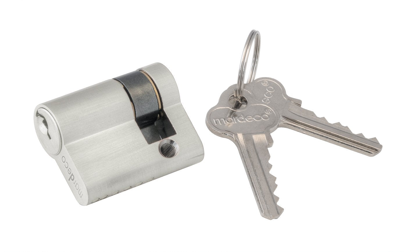 8500/43 C4 Euro Cylinder 43mm overall Keyed Alike (KA) or Keyed to Differ (KD) - Mardeco - Architectural Hardware Redefined