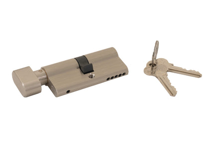 8520/70 KA1 C4 Euro Cylinder & Turn 5 Pin - 70mm Keyed Alike (KA) - Mardeco - Architectural Hardware Redefined