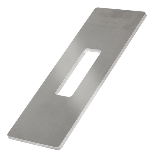 JIG 5 M Series End Pull 32 x 98mm 2mm Shallow cut (Face Plate) - Mardeco - Architectural Hardware Redefined