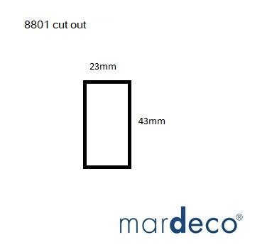 Mardeco LC - Series 8801/49 End Pull - Mardeco - Architectural Hardware Redefined