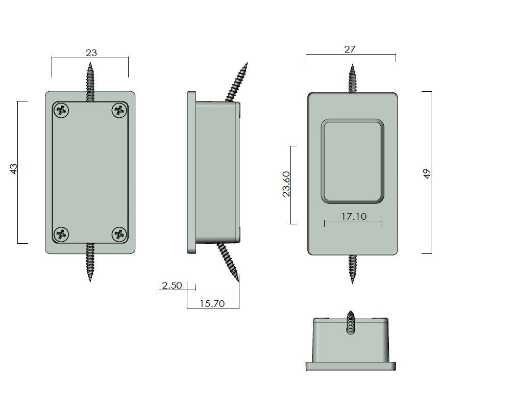 Mardeco LC - Series 8801/49 End Pull - Mardeco - Architectural Hardware Redefined