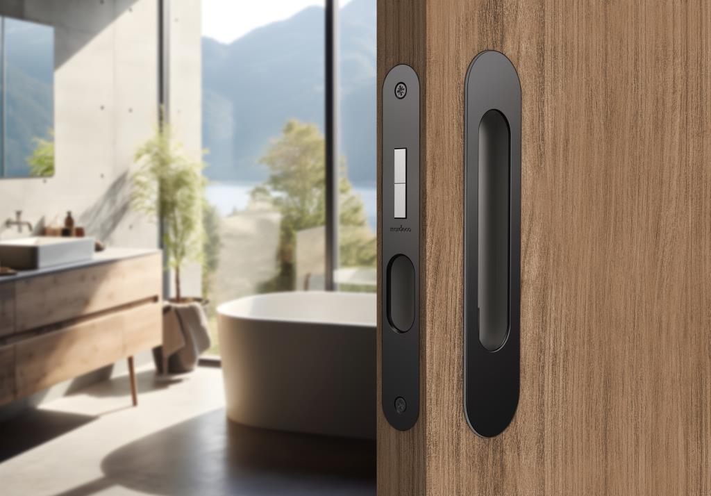 Mardeco Oval M - Series 9004/Set Flush Pull Privacy Set - Mardeco - Architectural Hardware Redefined
