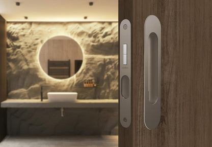 Mardeco Oval M - Series 9004/Set Flush Pull Privacy Set - Mardeco - Architectural Hardware Redefined
