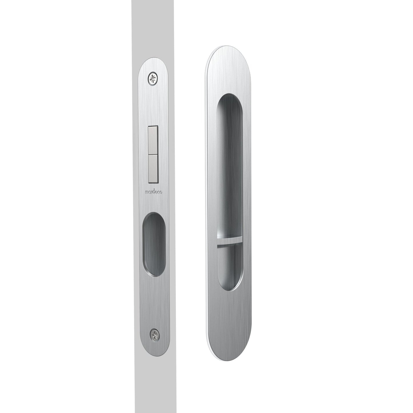 Mardeco Oval M - Series 9004/Set Flush Pull Privacy Set - Mardeco - Architectural Hardware Redefined