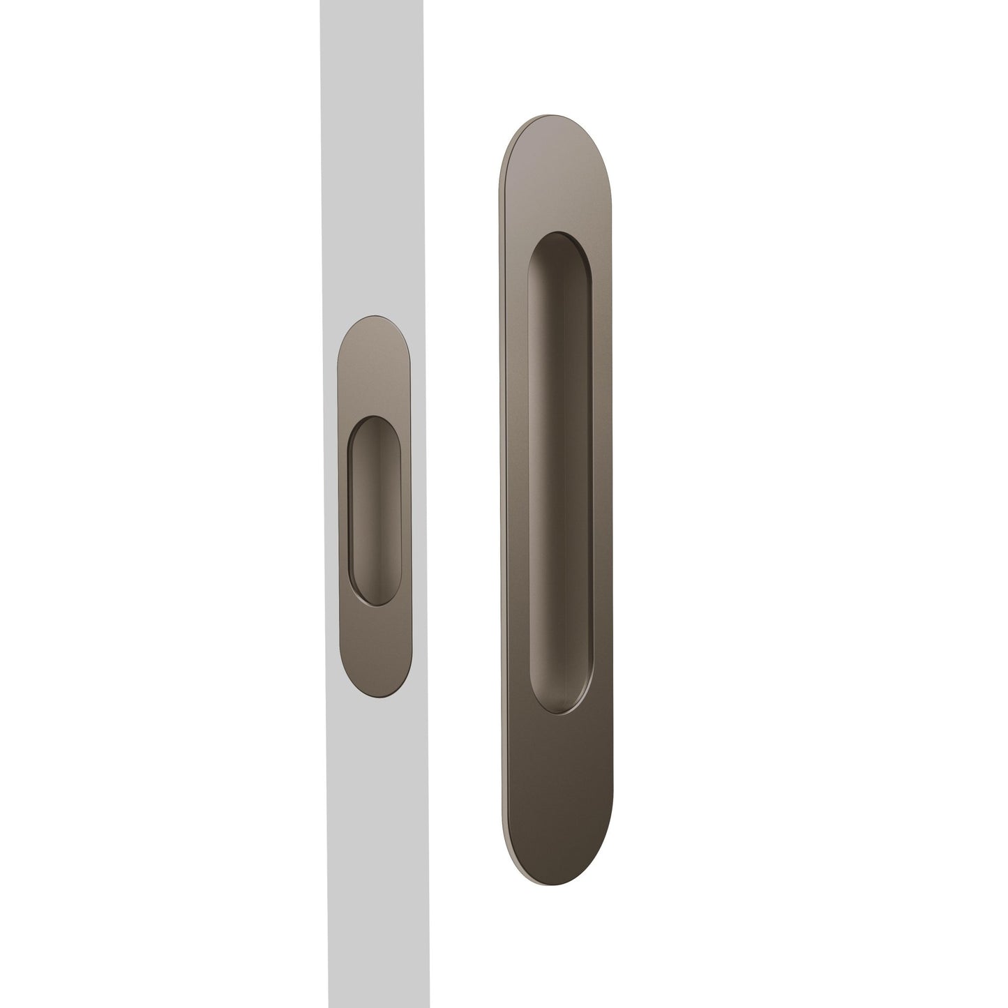 Mardeco Oval M - Series 9008/Set Flush Pull Set - Mardeco - Architectural Hardware Redefined