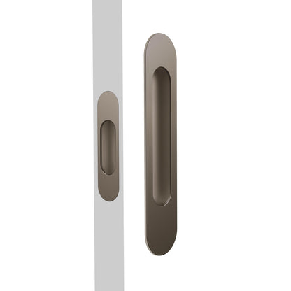 Mardeco Oval M - Series 9008/Set Flush Pull Set - Mardeco - Architectural Hardware Redefined