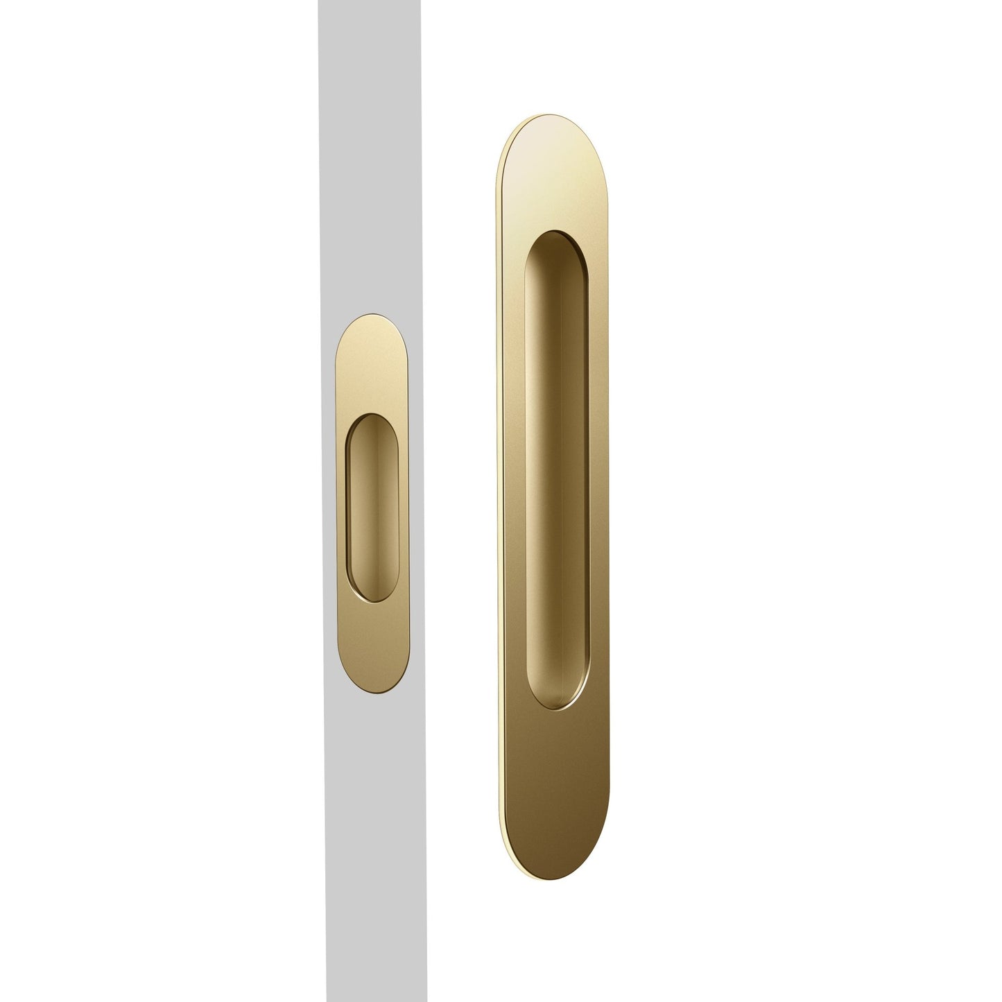 Mardeco Oval M - Series 9008/Set Flush Pull Set - Mardeco - Architectural Hardware Redefined