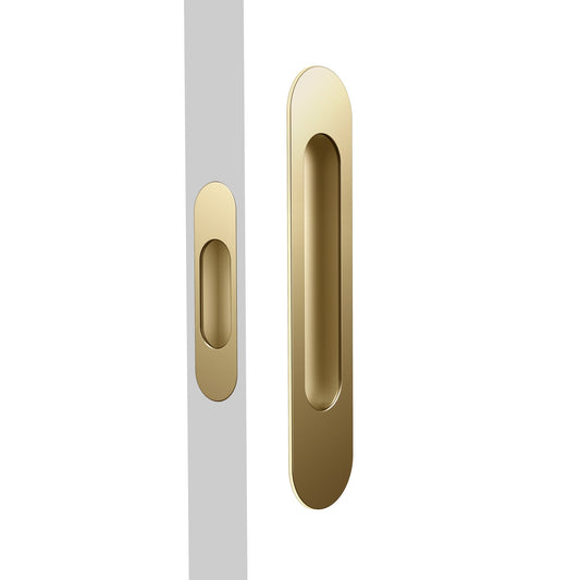 Mardeco Oval M - Series 9008/Set Flush Pull Set - Mardeco - Architectural Hardware Redefined