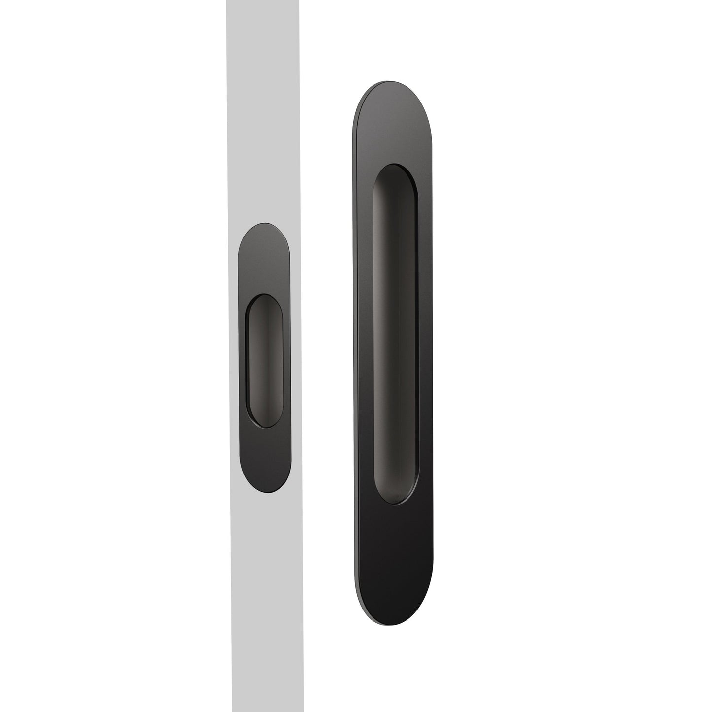 Mardeco Oval M - Series 9008/Set Flush Pull Set - Mardeco - Architectural Hardware Redefined